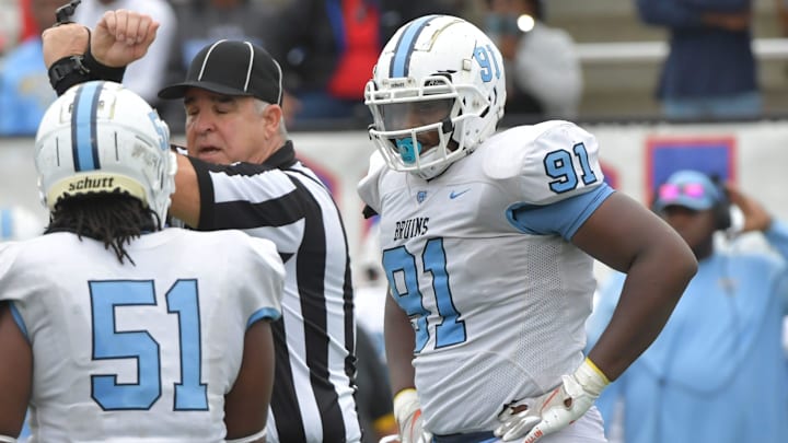 Westside (13-1) played South Florence (14-0) for the high school AAAA State Championship. The game was played on Dec. 2, 2023 at South Carolina State University in Orangeburg. Westside won the game 34-32. South Florence's Amare Adams (91) on the field. Westside (13-1) played South Florence (14-0) for the high school AAAA State Championship. The game was played on Dec. 2, 2023 at South Carolina State University in Orangeburg. Westside won the game 34-32. South Florence's Amare Adams (91) on the field.