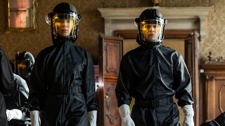 The Beauty -- Pictured: Rebecca Hall as Jordan Bennett, Evan Peters as Cooper Madsen