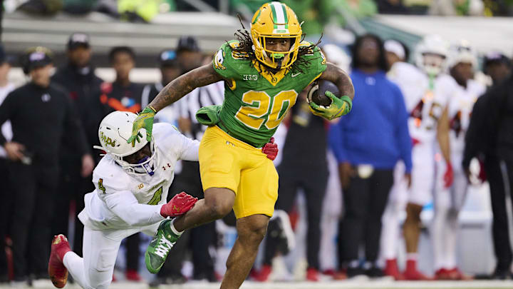 Oregon Ducks running back Jordan James Oregon Ducks running back Jordan James