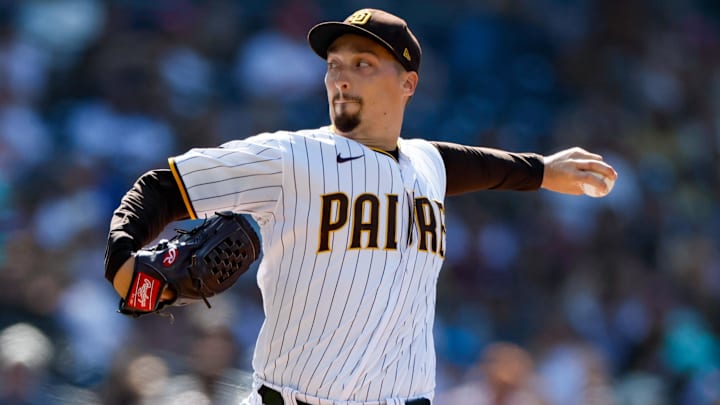 San Diego Padres starting pitcher Blake Snell