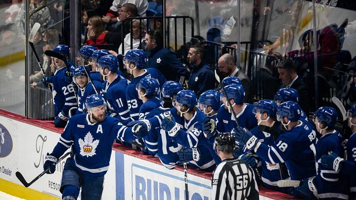 Toronto's Kyle Clifford celebrates after scoring at the Adirondack Bank Center in Utica on Wednesday, May 3, 2023. The Toronto Marlies went on to defeat the Utica Comets 5-2.
Clifford Utica Comets Vs Toronto Marlies Toronto's Kyle Clifford celebrates after scoring at the Adirondack Bank Center in Utica on Wednesday, May 3, 2023. The Toronto Marlies went on to defeat the Utica Comets 5-2.
Clifford Utica Comets Vs Toronto Marlies