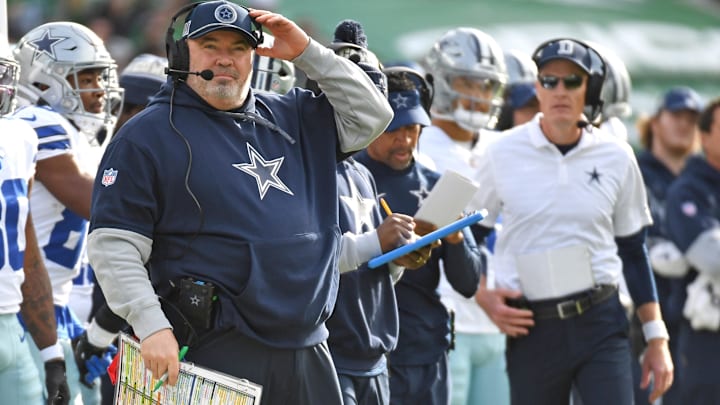 Dallas Cowboys head coach Mike McCarthy on the sidelines against the Philadelphia Eagles. Dallas Cowboys head coach Mike McCarthy on the sidelines against the Philadelphia Eagles.