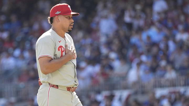 Philadelphia Phillies pitcher Jhoan Duran. Philadelphia Phillies pitcher Jhoan Duran.