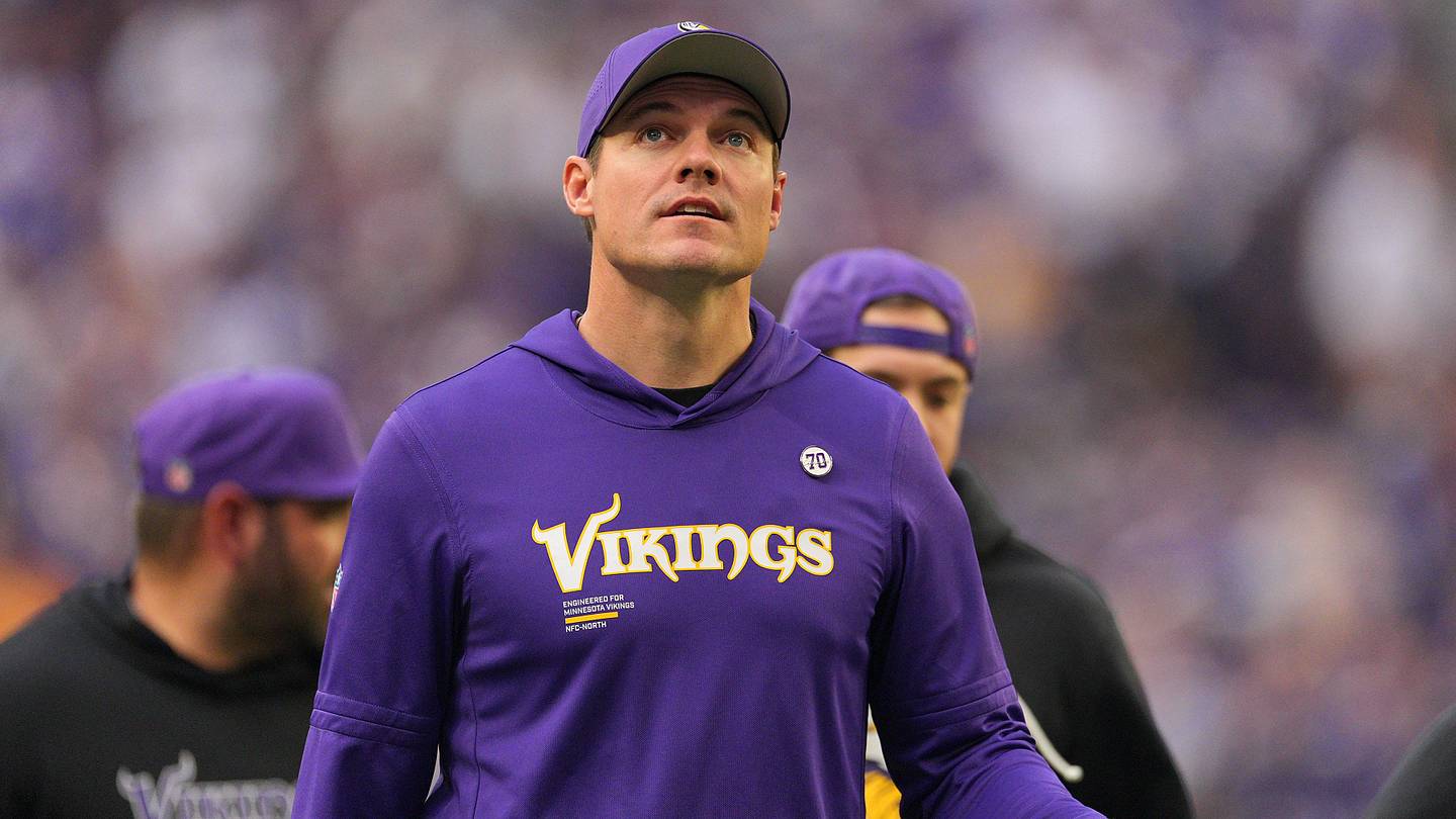 Watch Kevin O'Connell's first postwin locker room speech in a
