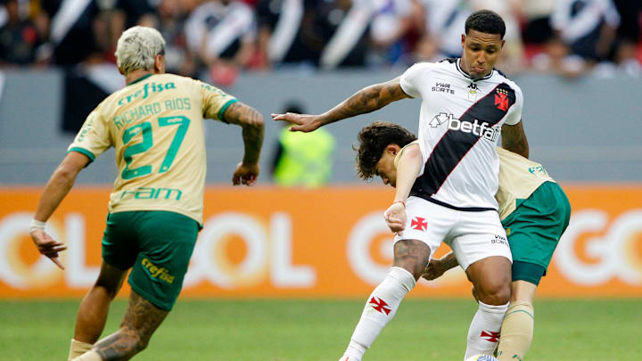 Vasco da Gama x Palmeiras se enfrentaram no Mané Garrincha pelo Brasileirão 2024