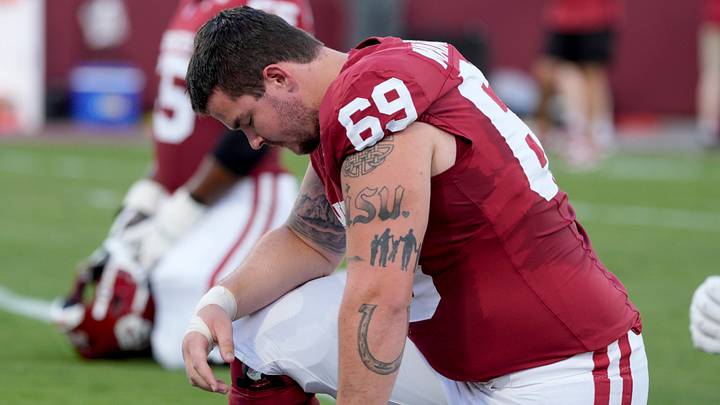 Oklahoma Sooners offensive lineman Jake Maikkula Oklahoma Sooners offensive lineman Jake Maikkula
