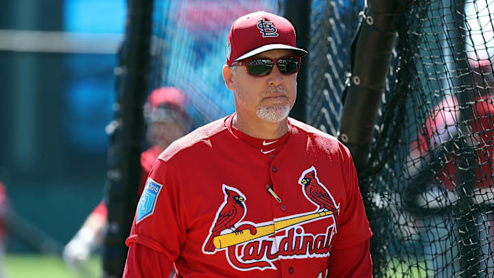 Mar 3, 2018; Lake Buena Vista, FL, USA; St. Louis Cardinals assistant hitting coach Bill Mueller