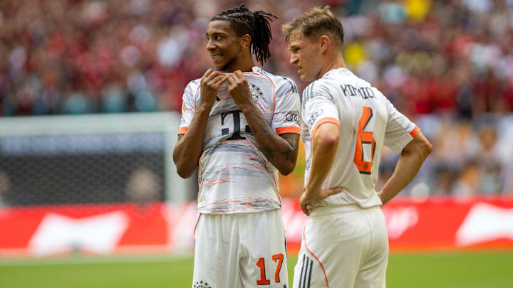 Michael Olise wird im Spiel gegen Werder zunächst auf Joshua Kimmichs Unterstützung verzichten müssen