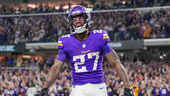 Minnesota Vikings running back Cam Akers.