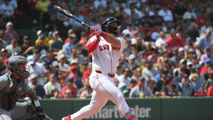 Aug 17, 2025; Boston, Massachusetts, USA; Boston Red Sox right fielder Wilyer Abreu (52) hits a two run home run during the fourth inning against the Miami Marlins at Fenway Park. Mandatory Credit: Bob DeChiara-Imagn Images Aug 17, 2025; Boston, Massachusetts, USA; Boston Red Sox right fielder Wilyer Abreu (52) hits a two run home run during the fourth inning against the Miami Marlins at Fenway Park. Mandatory Credit: Bob DeChiara-Imagn Images