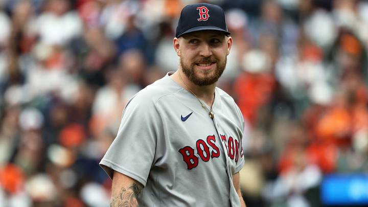Apr 25, 2026; Baltimore, Maryland, USA; Boston Red Sox pitcher Garrett Crochet (35) looks on during the sixth inning against the Baltimore Orioles at Oriole Park at Camden Yards. Mandatory Credit: Daniel Kucin Jr.-Imagn Images Apr 25, 2026; Baltimore, Maryland, USA; Boston Red Sox pitcher Garrett Crochet (35) looks on during the sixth inning against the Baltimore Orioles at Oriole Park at Camden Yards. Mandatory Credit: Daniel Kucin Jr.-Imagn Images