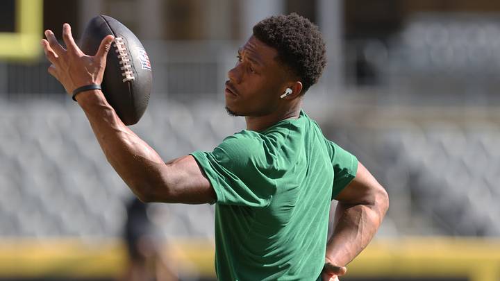 New York Jets wide receiver Arian Smith New York Jets wide receiver Arian Smith