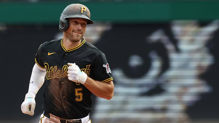 Aug 19, 2026; Pittsburgh, Pennsylvania, USA; Pittsburgh Pirates designated hitter Brandon Lowe (5) circles the bases on a game winning walk-off solo home run to defeat the Detroit Tigers at PNC Park. Mandatory Credit: Charles LeClaire-Imagn Images Aug 19, 2026; Pittsburgh, Pennsylvania, USA; Pittsburgh Pirates designated hitter Brandon Lowe (5) circles the bases on a game winning walk-off solo home run to defeat the Detroit Tigers at PNC Park. Mandatory Credit: Charles LeClaire-Imagn Images