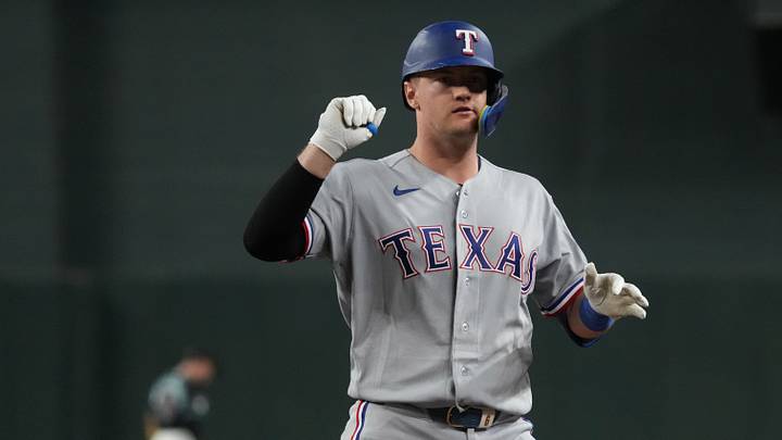 Texas Rangers third baseman Josh Jung. Texas Rangers third baseman Josh Jung.