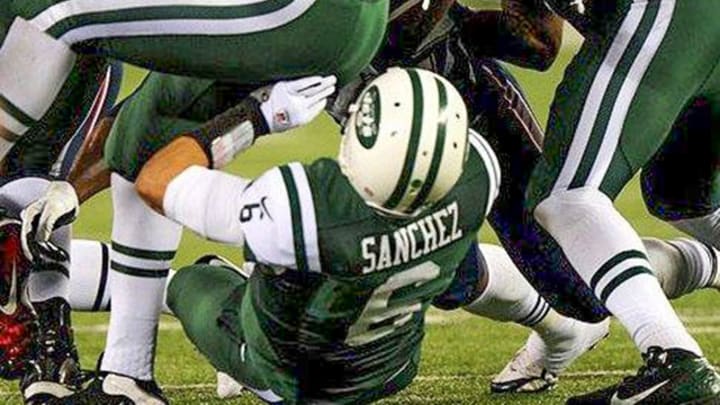 Mark Sanchez's memorable Thanksgiving "Butt Fumble" Mark Sanchez's memorable Thanksgiving "Butt Fumble"