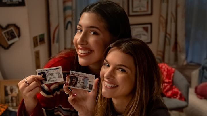 ROOMMATES. (L to R) Sadie Sandler as Devon and Chloe East as Celeste in Roommates