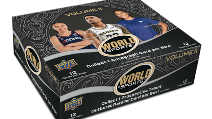 Upper Deck World of Sports Vol. 2 spotlights top collegiate prospects across multiple sports.