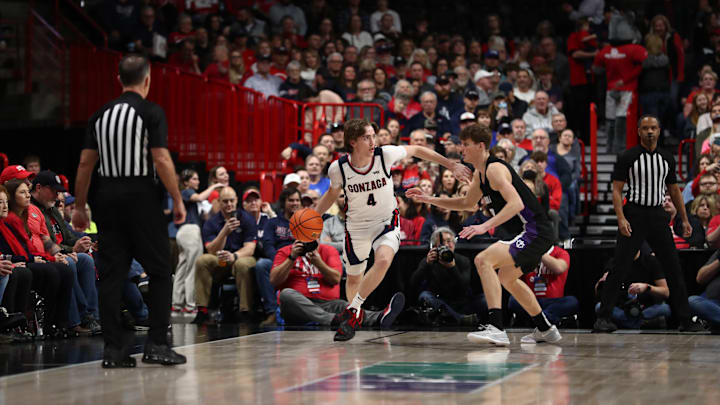 Gonzaga Bulldogs guard Dusty Stromer. 