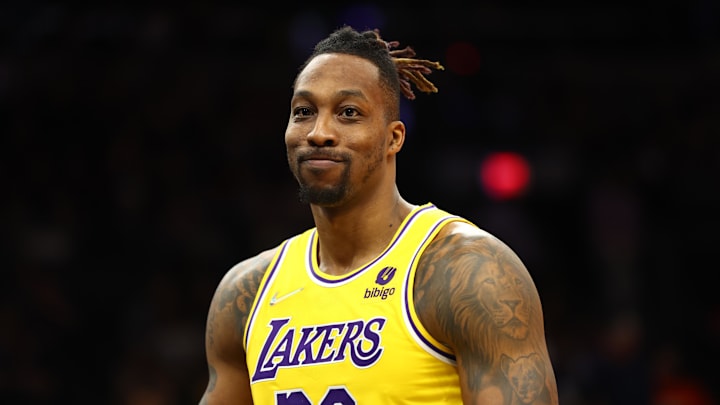Former Los Angeles Lakers center Dwight Howard.