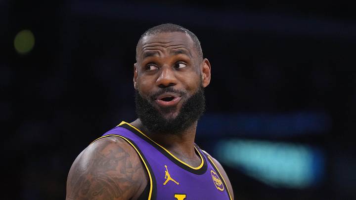 Los Angeles Lakers forward LeBron James.
