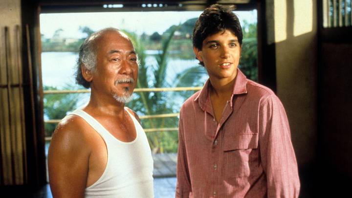 Pat Morita And Ralph Macchio In 'The Karate Kid' Pat Morita And Ralph Macchio In 'The Karate Kid'