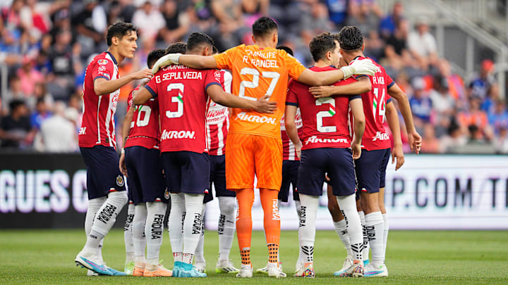 El equipo de la Chivas en Leagues Cup. El equipo de la Chivas en Leagues Cup.