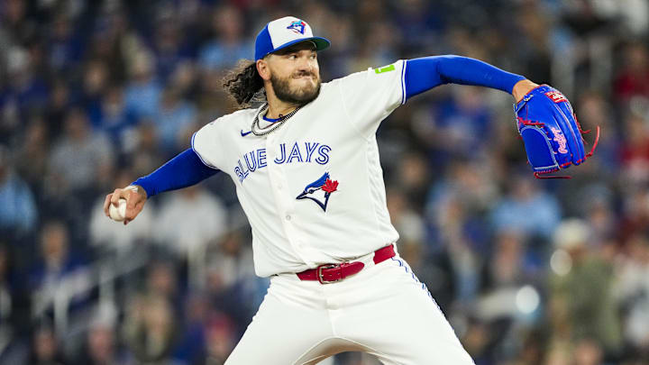 Mar 30, 2026; Toronto, Ontario, CAN; Toronto Blue Jays Cody Ponce (66) pitches to the Colorado Rockies during the first inning at Rogers Centre. Mandatory Credit: Kevin Sousa-Imagn Images Mar 30, 2026; Toronto, Ontario, CAN; Toronto Blue Jays Cody Ponce (66) pitches to the Colorado Rockies during the first inning at Rogers Centre. Mandatory Credit: Kevin Sousa-Imagn Images