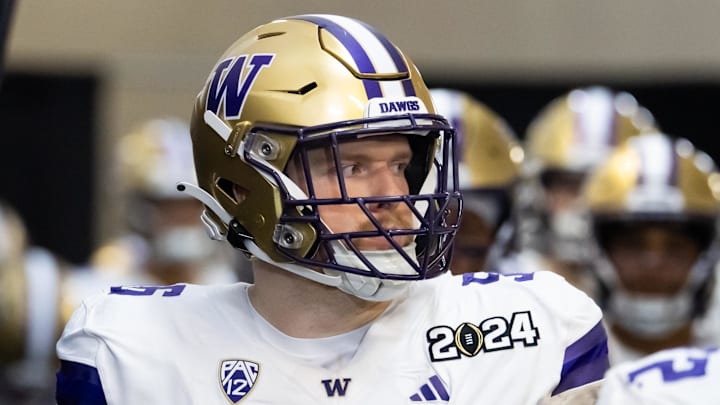 Geirean Hatchett is shown at the 2024 CFP National Championship game for the UW. Geirean Hatchett is shown at the 2024 CFP National Championship game for the UW.