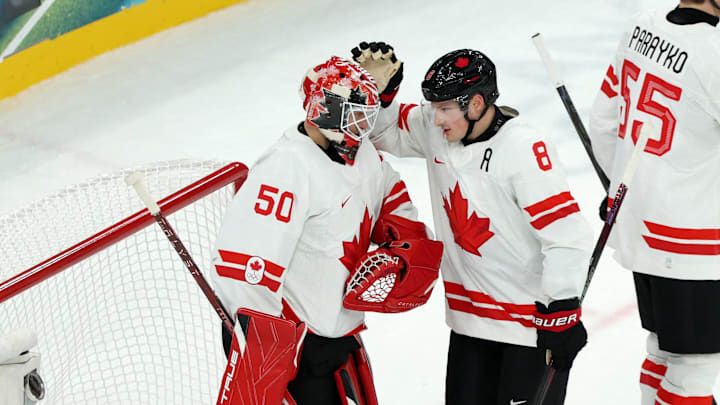 Jordan Binnington and Canada are favorites against Czechia again.