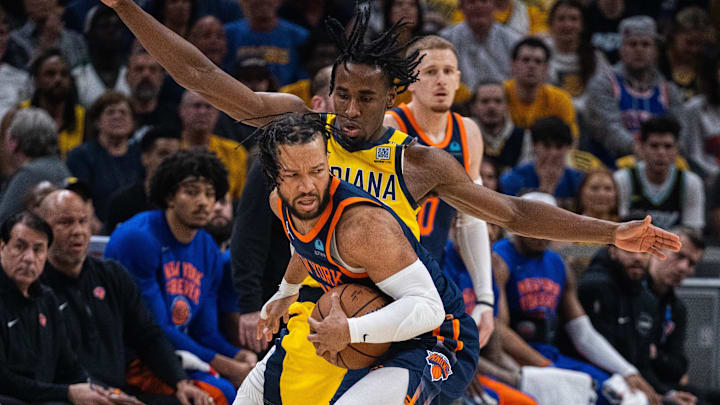 New York Knicks guard Jalen Brunson during Game 4 vs. the Indiana Pacers