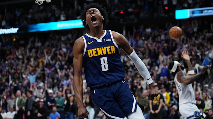 Denver Nuggets forward Peyton Watson.