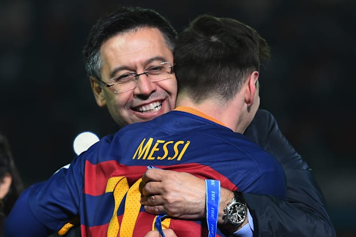 ลิโอเนล เมสซี และโชเซป มาเรีย บาร์โตเมว