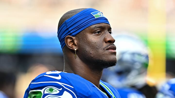 Kenneth Walker III of the  Seattle Seahawks