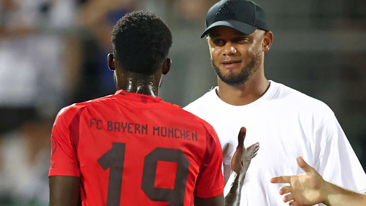 Vincent Kompany und Alphonso Davies
