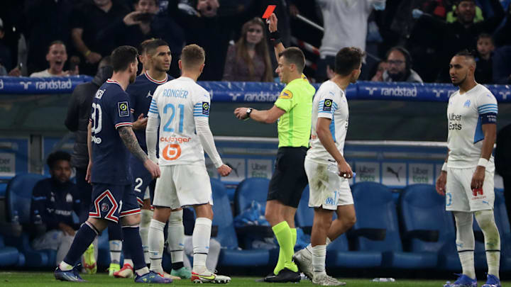 Achraf Hakimi a notamment été exclu lors du match aller à l'Orange Vélodrome.