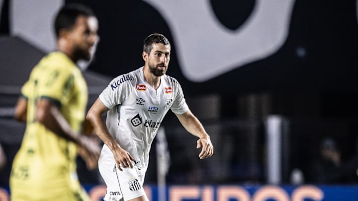 Luan Peres fez o gol da vitória do Peixe no último jogo contra o Mirassol