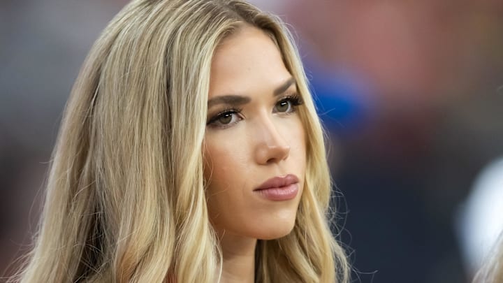 Aug 9, 2025: Kansas City Chiefs owner Clark Hunt's daughter. Gracie Hunt, at State Farm Stadium.