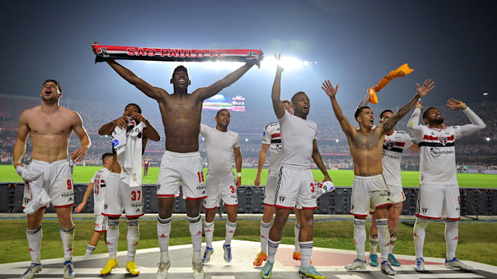 O São Paulo briga por uma vaga na próxima Libertadores