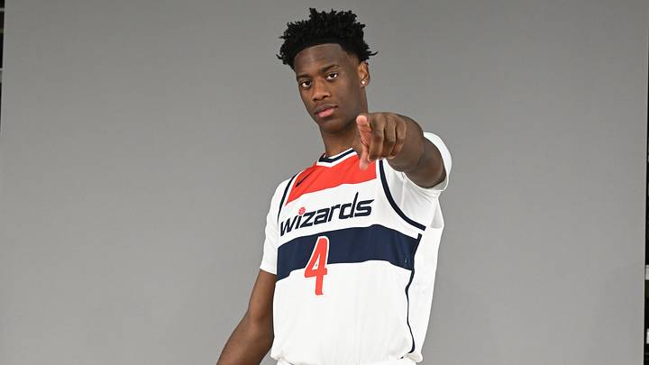 Sep 28, 2026; Washington, DC, USA; Washington Wizards forward AJ Dybantsa (4) poses for a portrait during Washington Wizards Media Day. Mandatory Credit: Rafael Suanes-Imagn Images Sep 28, 2026; Washington, DC, USA; Washington Wizards forward AJ Dybantsa (4) poses for a portrait during Washington Wizards Media Day. Mandatory Credit: Rafael Suanes-Imagn Images
