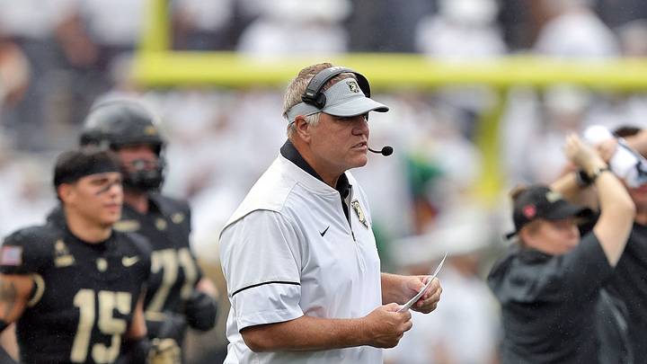 Oct 11, 2025; West Point, New York, USA; Army Black Knights defensive coordinator Nate Woody during the second half against the Charlotte 49ers at Michie Stadium. Mandatory Credit: Danny Wild-Imagn Images Oct 11, 2025; West Point, New York, USA; Army Black Knights defensive coordinator Nate Woody during the second half against the Charlotte 49ers at Michie Stadium. Mandatory Credit: Danny Wild-Imagn Images