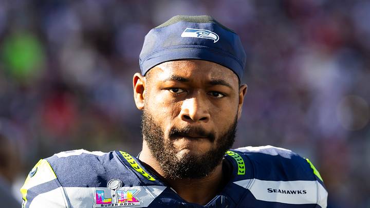 Feb 8, 2026; Santa Clara, CA, USA; Seattle Seahawks linebacker Ernest Jones IV (13) against the New England Patriots during Super Bowl LX at Levi's Stadium. Mandatory Credit: Mark J. Rebilas-Imagn Images Feb 8, 2026; Santa Clara, CA, USA; Seattle Seahawks linebacker Ernest Jones IV (13) against the New England Patriots during Super Bowl LX at Levi's Stadium. Mandatory Credit: Mark J. Rebilas-Imagn Images