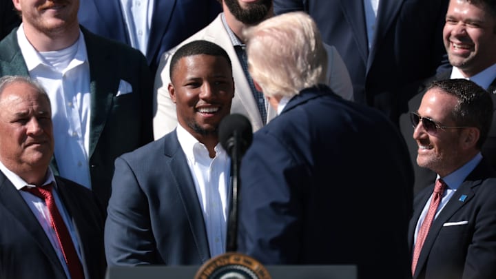 Super Bowl Champion Philadelphia Eagles Visit The White House