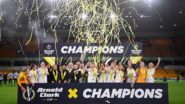 England were crowned Arnold Clark Cup champions