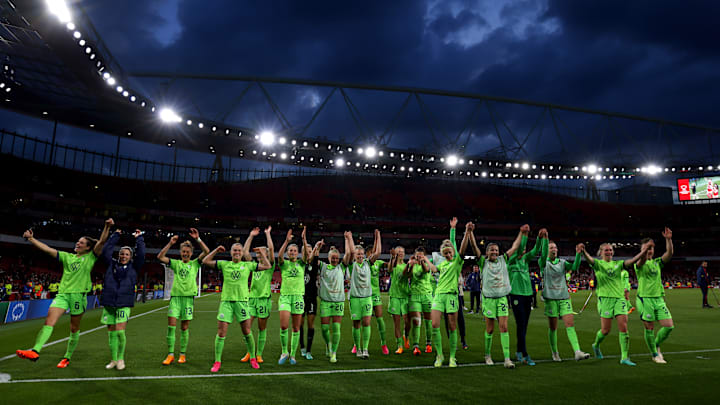 Wolfsburg feiert den Einzug in das Finale der Champions League