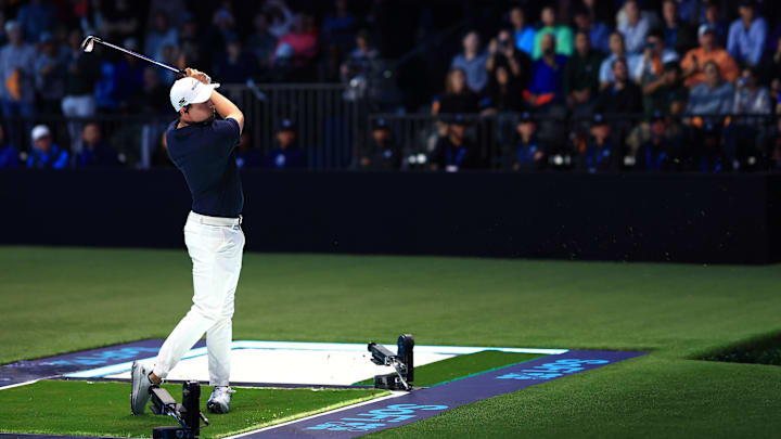 New York Golf Club is an underdog to Atlanta Drive GC in Week 3 of the TGL. New York Golf Club is an underdog to Atlanta Drive GC in Week 3 of the TGL.