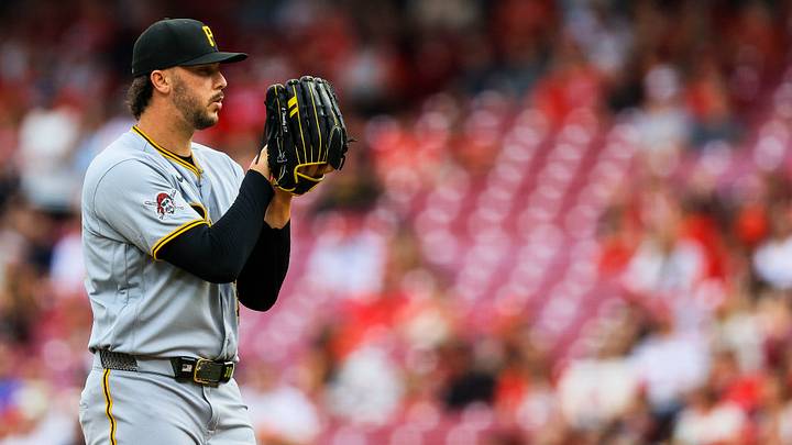 Jul 31, 2026; Cincinnati, Ohio, USA; Pittsburgh Pirates starting pitcher Paul Skenes (30) pitches against the Cincinnati Reds in the first inning at Great American Ball Park. Mandatory Credit: Katie Stratman-Imagn Images Jul 31, 2026; Cincinnati, Ohio, USA; Pittsburgh Pirates starting pitcher Paul Skenes (30) pitches against the Cincinnati Reds in the first inning at Great American Ball Park. Mandatory Credit: Katie Stratman-Imagn Images