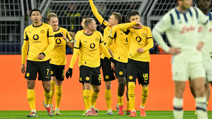 Der BVB bejubelt einen verdienten Hinspiel-Erfolg gegen Bergamo