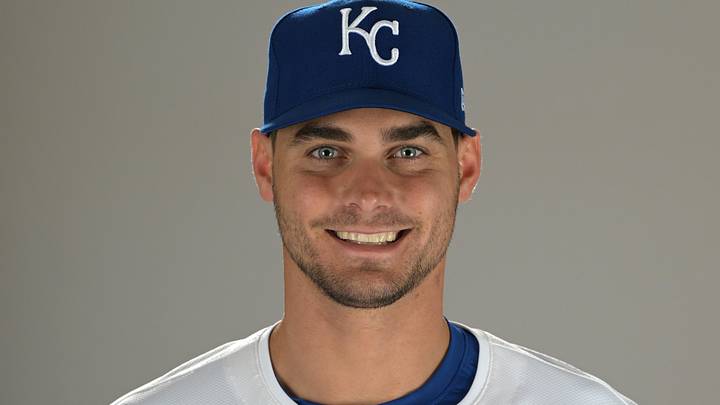 Feb 19, 2025; Surprise, AZ, USA; Kansas City Royals pitcher Beck Way (95) poses for a photo during media day. Mandatory Credit: Jayne Kamin-Oncea-Imagn Images  