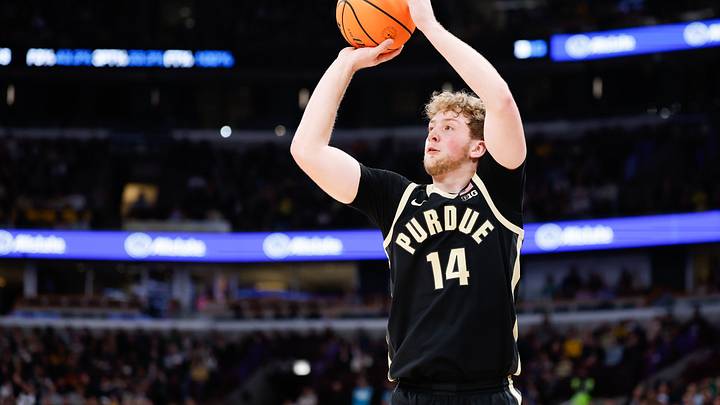 Purdue Boilermakers guard Jack Benter (14) shoots. Purdue Boilermakers guard Jack Benter (14) shoots.