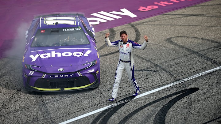 Denny Hamlin, Joe Gibbs Racing, FireKeepers Casino 400, Michigan International Speedway, NASCAR